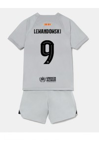 Barcelona Robert Lewandowski #9 Babytruitje 3e tenue Kind 2022-23 Korte Mouw (+ Korte broeken)